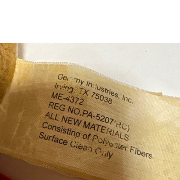 Gemmy Singing Scooby Doo Christmas Plush Holding Candy Cane Toy Tested 7.5" - Picture 12 of 13